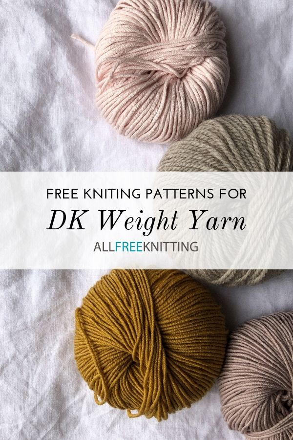 40 Free DK Weight Knitting Patterns (Weight #3)