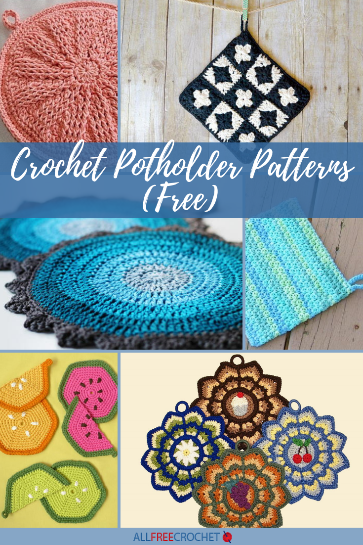 Crochet Pot Holder Patterns 31 Free Hot Pads: Quick and Easy Crochet  Projects - A More Crafty Life