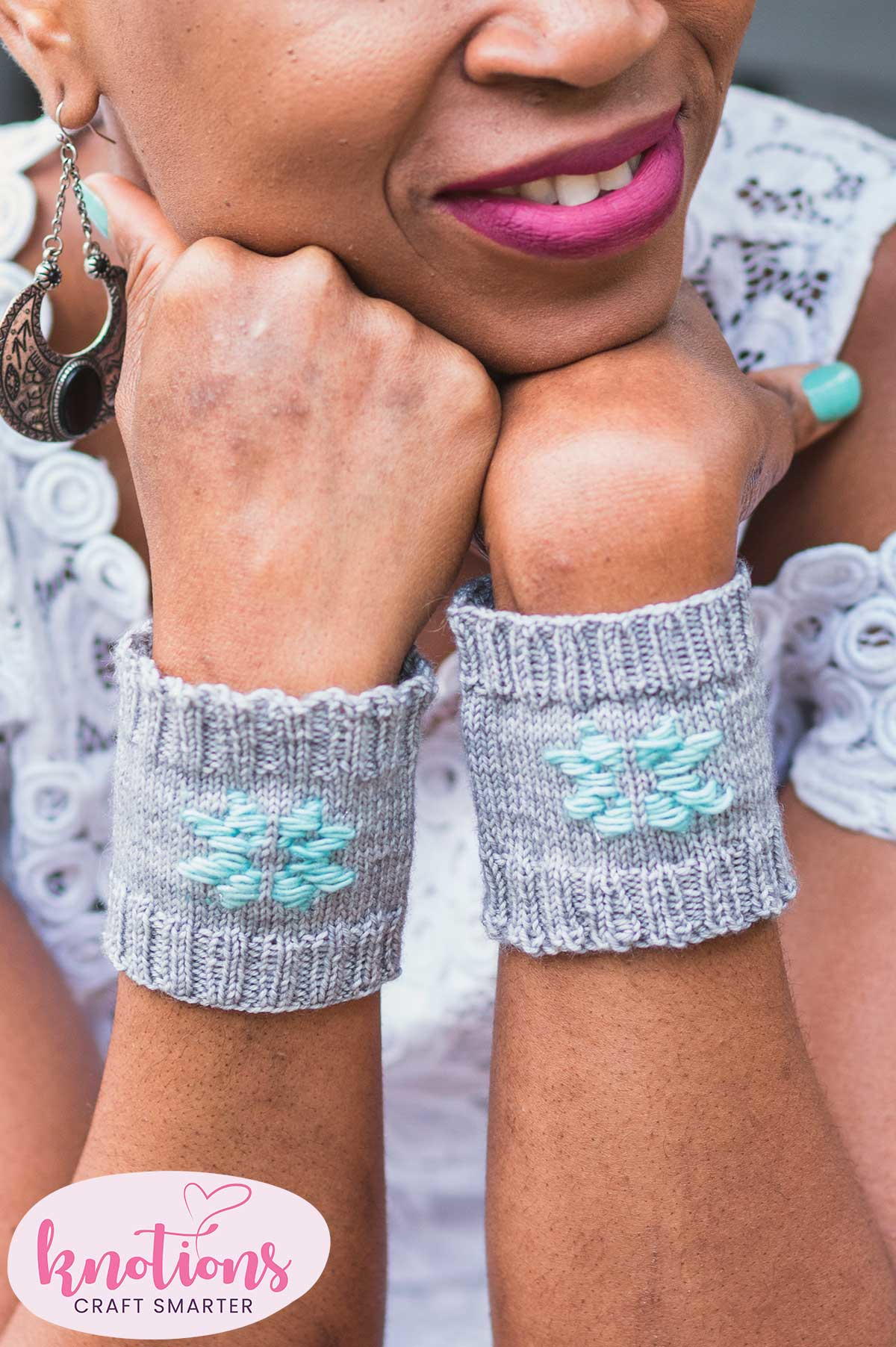 Celestial Cuffs AllFreeKnitting Com Celestial Cuffs UserCommentImage ID 3330377