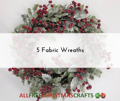 5 Fabric Wreaths