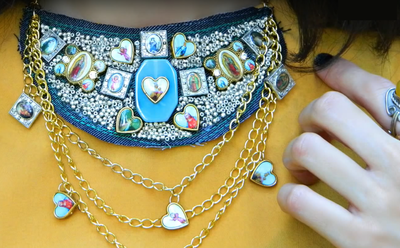 Saintly Statement Necklace