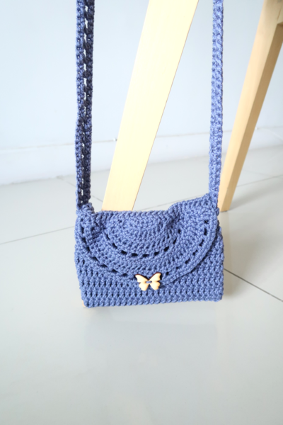 Eyelet Crochet Bag