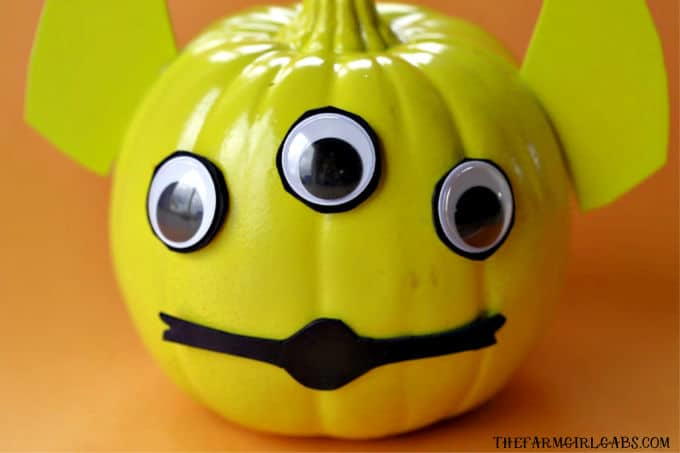 toy story painted pumpkins