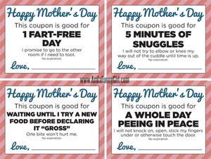 Totally Free Mother’s Day Coupons