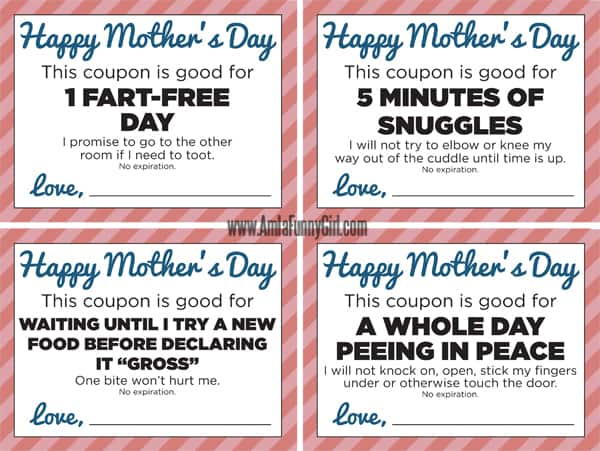 Totally free Mothers Day gift ideas