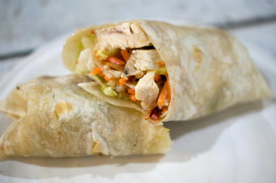 Quick and Easy Italian Chicken Wrap