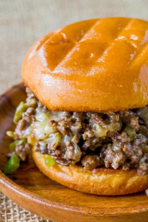 Philly Cheesesteak Sloppy Joes