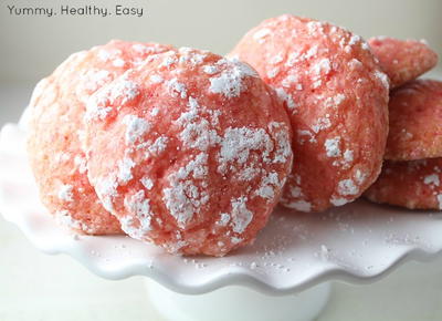 Sweet Strawberry Cool Whip Cookies