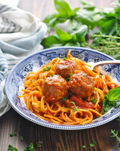 Instant Pot Spaghetti and Meatballs