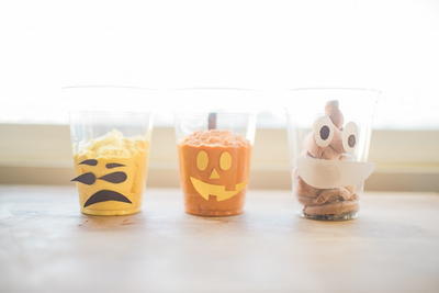 Emoji Desserts and Pumpkin Mousse Cups