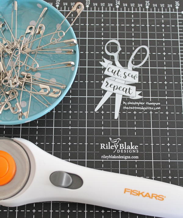 Image of rotary cutter and mat from Self-Healing Cutting Mat Care article.