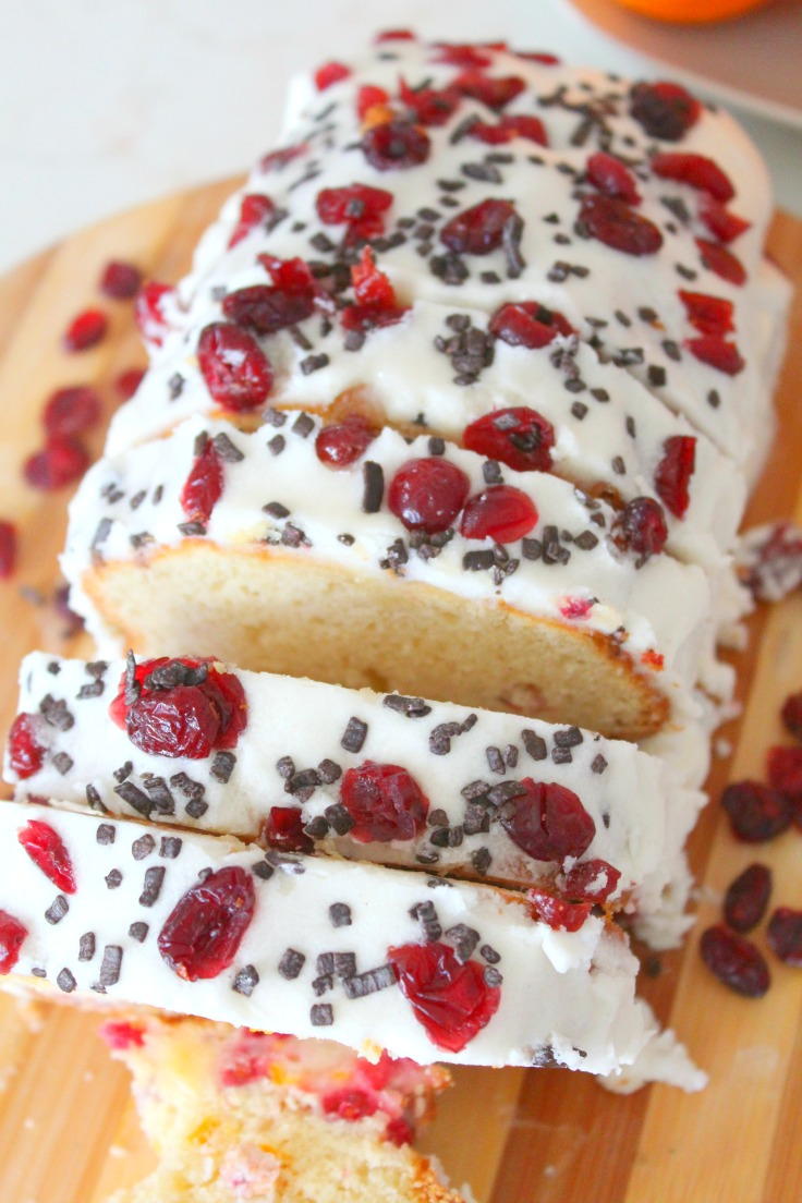 Bakery Style Cranberry Pound Cake