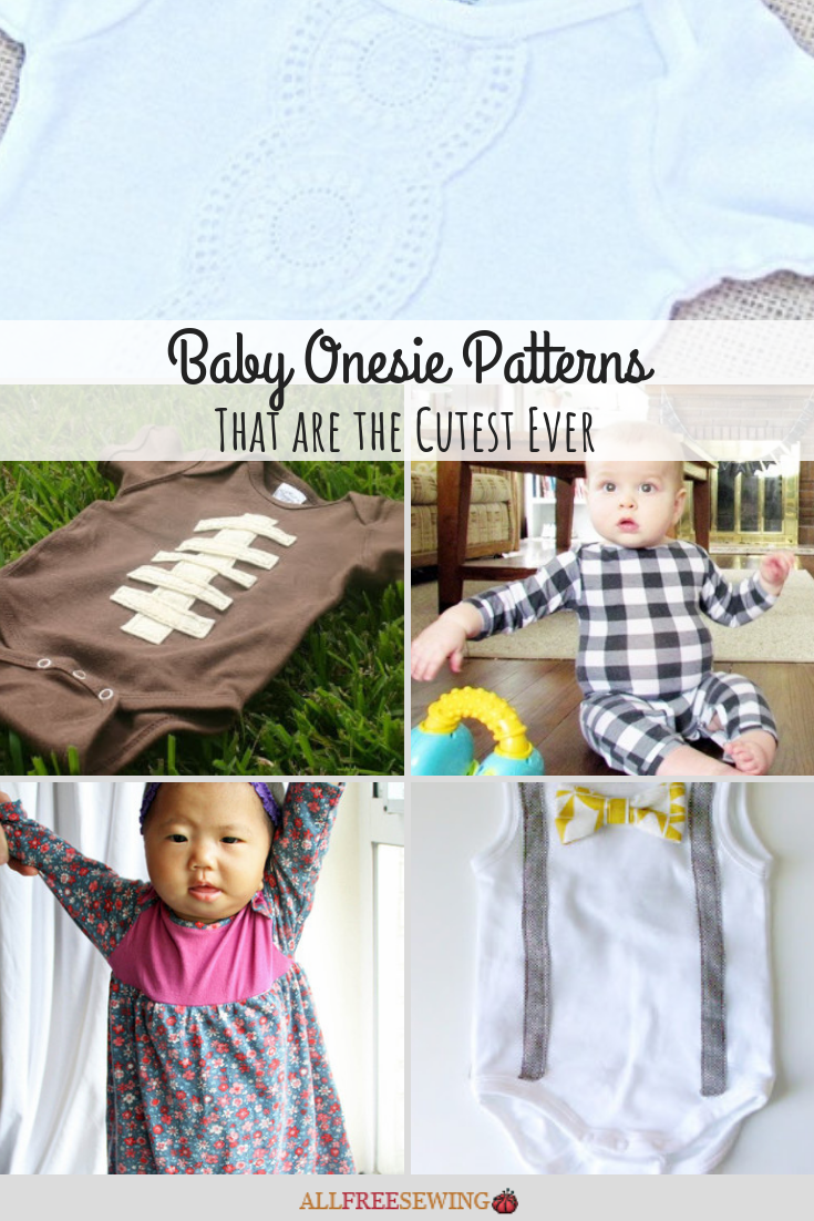 18 Baby Onesie Sewing Patterns (The Cutest Ever!) | AllFreeSewing.com