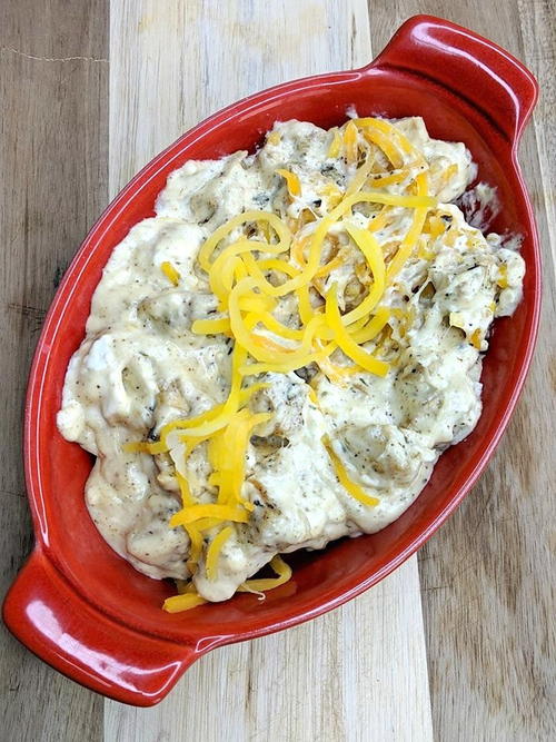 Keto Chicken Alfredo