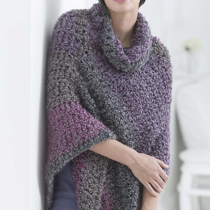Cozy Cowl Poncho (Free Crochet Pattern)