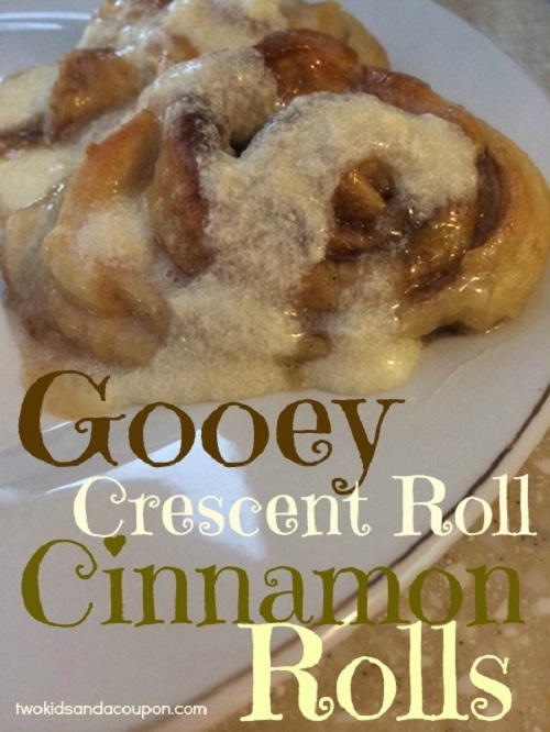 Gooey Crescent Roll Cinnamon Rolls Recipe