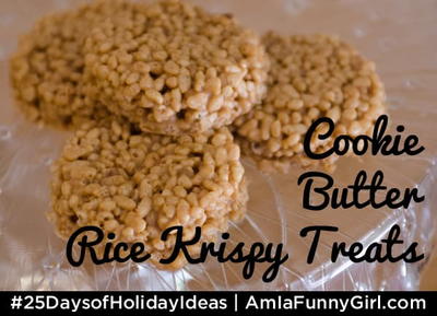 Cookie Butter Rice Krispy Treats 