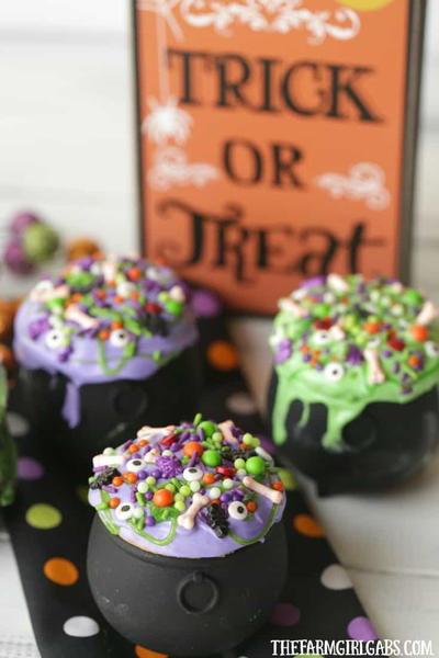 Witches’ Brew Cupcakes