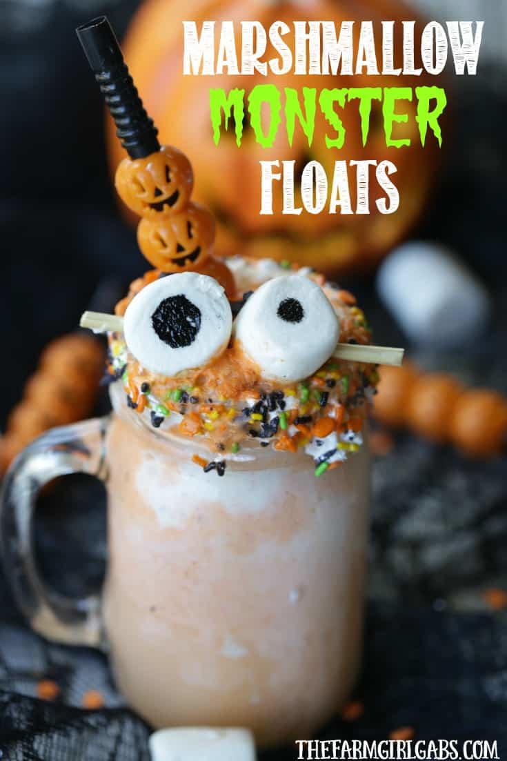 Marshmallow Monster Float | TheBestDessertRecipes.com