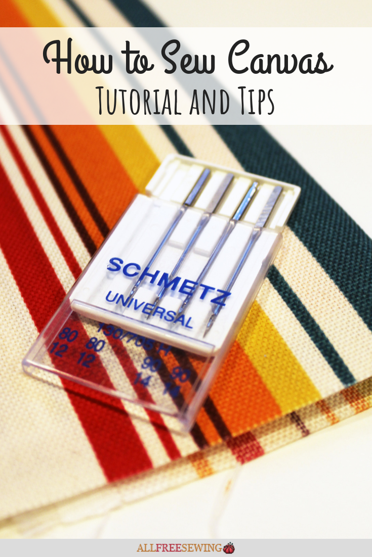 How to Sew Canvas (Tutorial and Tips)