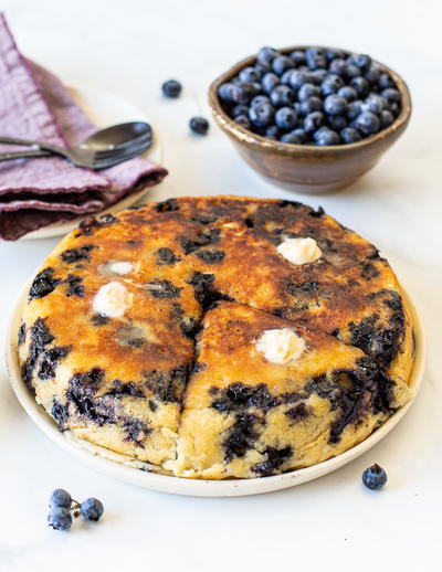 Giant Blueberry Pancake