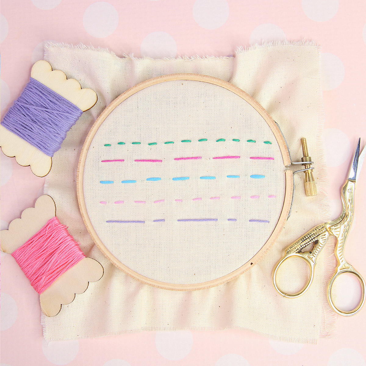 How to Sew Running Stitch | AllFreeSewing.com
