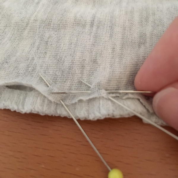 How to Fix an Overlock Stitch by Hand - Step 4