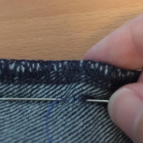 Repair a Ripped Seam by Hand - Example