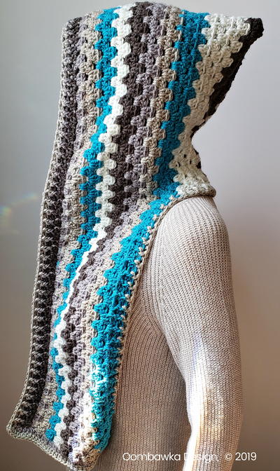 Saeki Infinity Scarf - Yarndrasil - Free Crochet Pattern