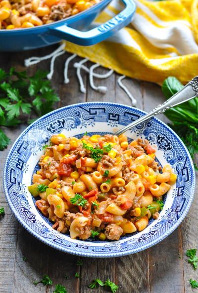 Cheesy Ground Beef Pasta