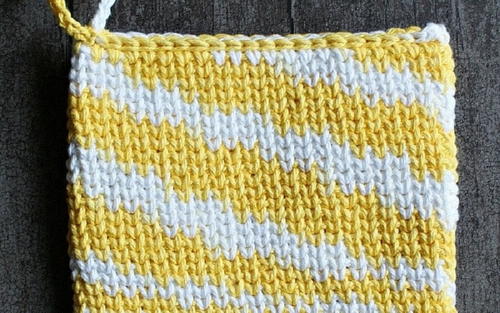 Waistcoat Stitch Potholder Waistcoat Stitch Potholder