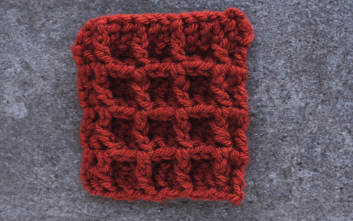 Crochet Waffle Stitch Crochet Waffle Stitch