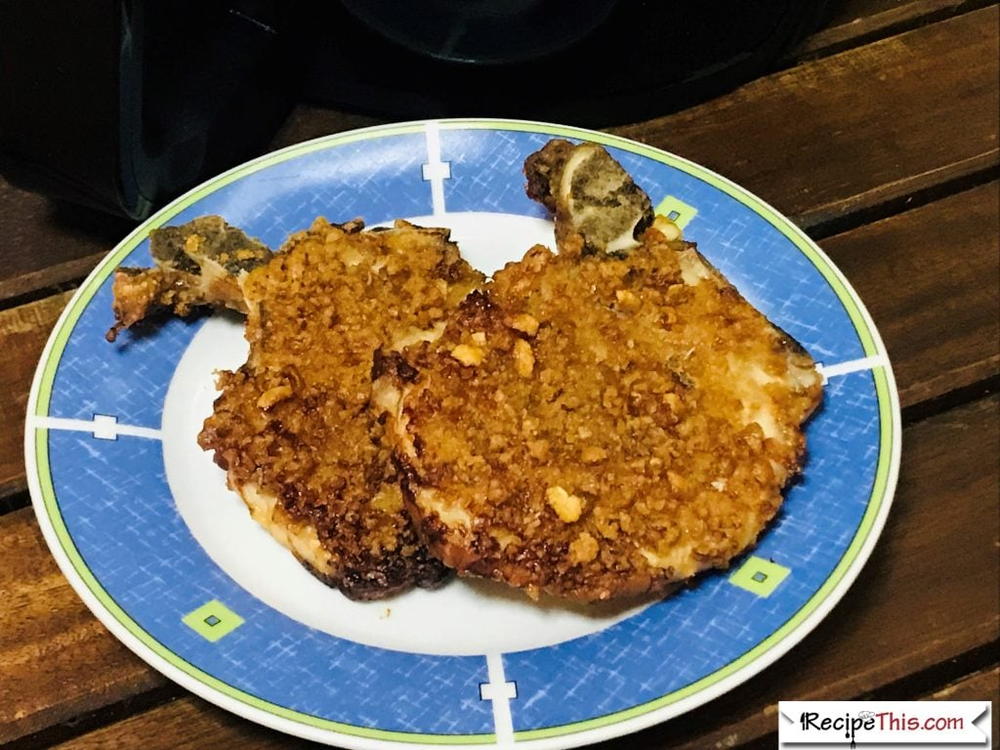 Keto Breaded Pork Chops In The Air Fryer