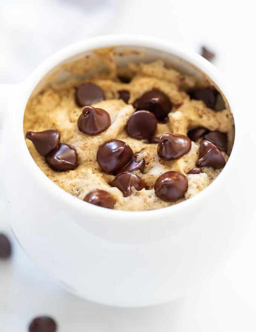 Chocolate Chip Cookie in a Mug 