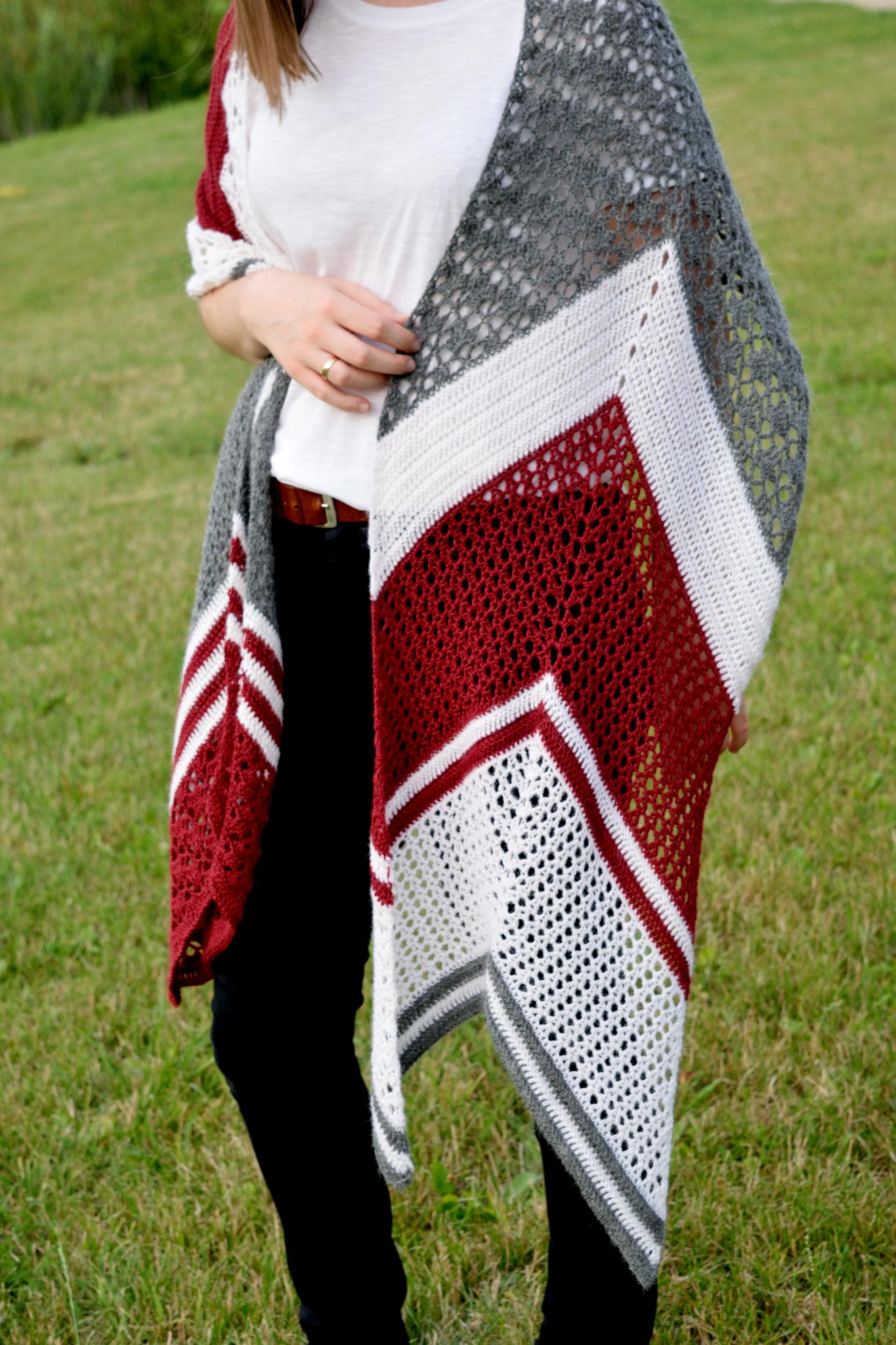 Free Crochet Pattern for a Rectangular Shawl - MyCrochetory