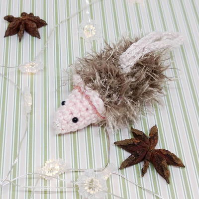 Hedgehog Hanging Christmas Ornament