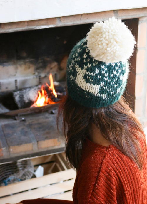 Xmas Beanie Knitting Pattern