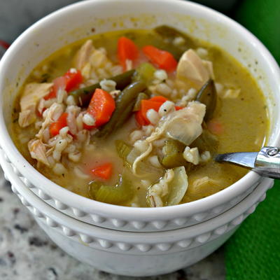 Chicken Barley Soup | FaveSouthernRecipes.com