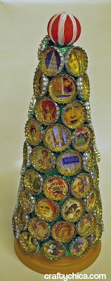 Bottle Cap Picture Tree