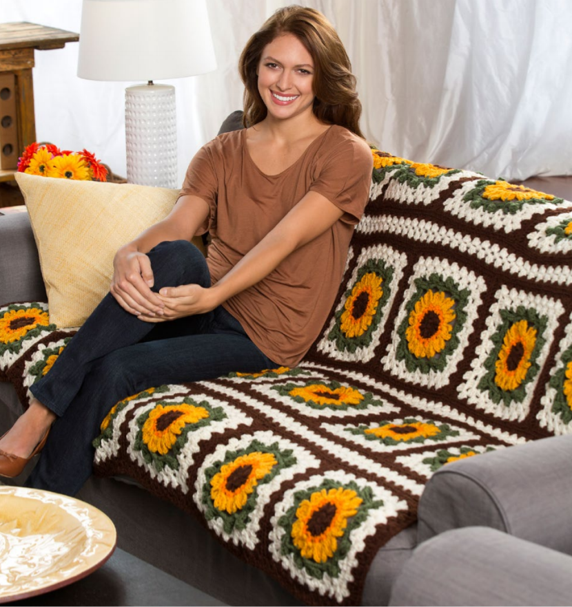 Free Printable Sunflower Crochet Afghan Pattern Printable Templates