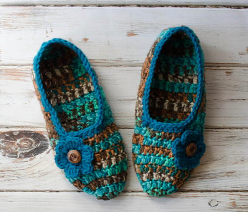 Not-Your-Grandmas Crochet Slippers