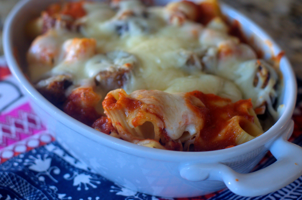 Easy Sausage Pasta Bake | AllFreeCasseroleRecipes.com