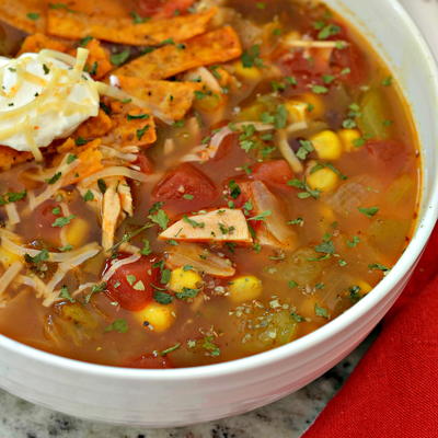 Chicken Enchilada Soup