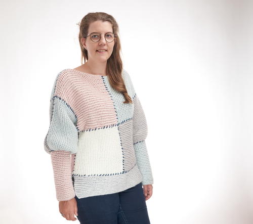 Darling Block Sweater