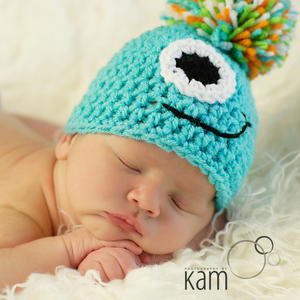 Monster Crochet Hat