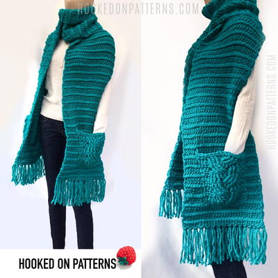 Oversized Chunky Textured Scarf