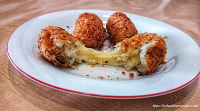 Cheese Stuffed Potato Croquettes