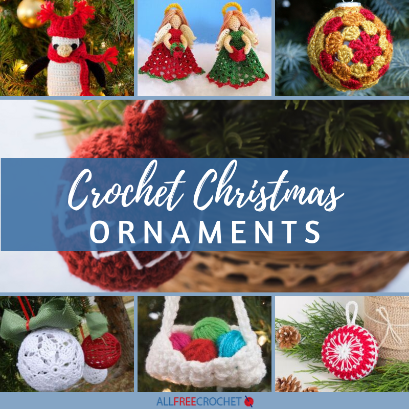 Handmade Ornaments Christmas Ornament Knit Ornament Bauble Christmas Ornament Crochet Ornament