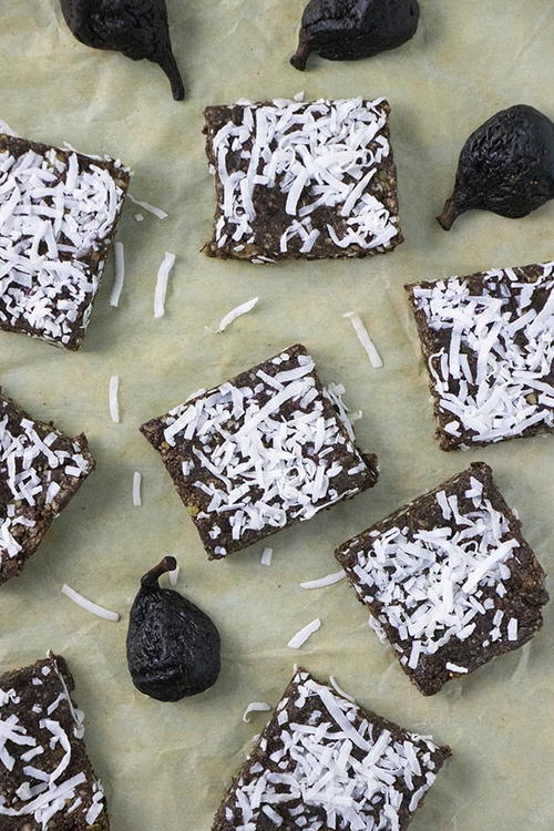 Salted Chocolate Vegan Fig Bars