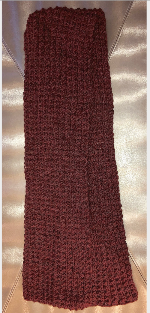 Easy "Corduroy" Scarf